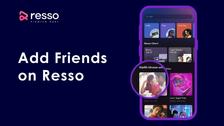 Add friends on Resso