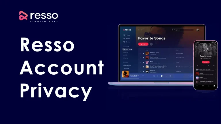 Resso account privacy